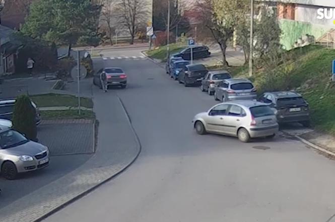 Porwanie w centrum Olkusza! 42-latek wciągnięty do auta na oczach świadków