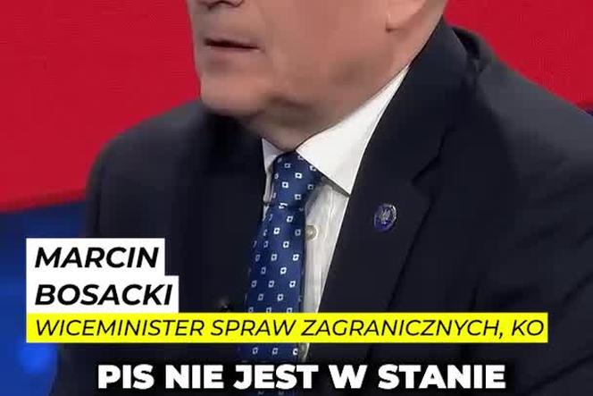 Bosacki: PiS nie jest w stanie wyprać z siebie, iż było blisko Orbana