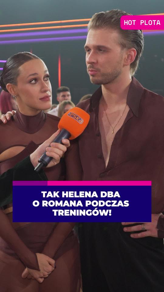 Tak Helena dba o Romana podczas treningów!