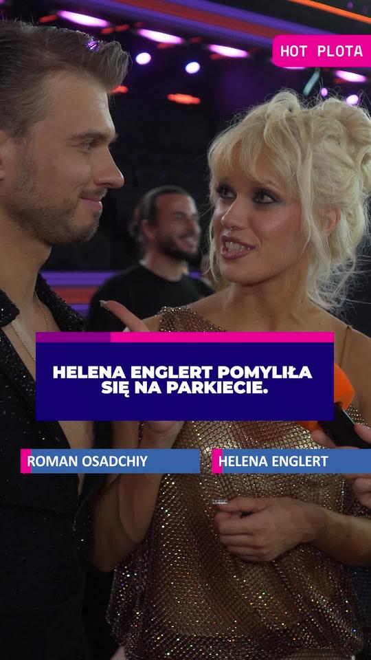 Helena Englert pomyliła się na parkiecie.