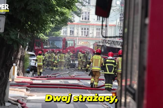 Przerażające kulisy pożaru w Poznaniu! Siła wybuchu była tak duża, że strażakom zrywało hełmy 