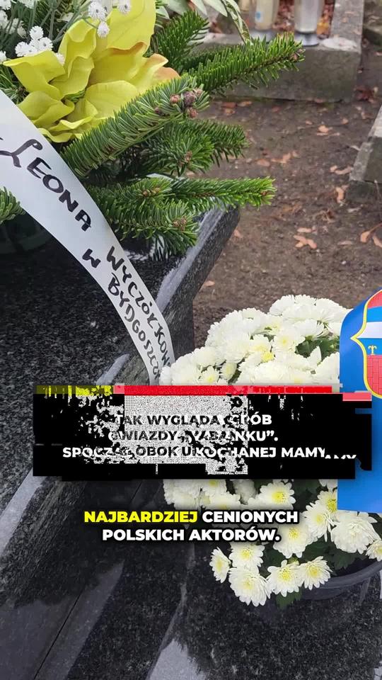Tak wygląda grób gwiazdy „Vabanku”. Spoczął obok ukochanej mamy