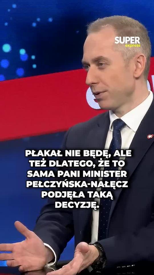 Tomczyk MOCNO: Za Pełczyńską-Nałęcz płakał nie będę