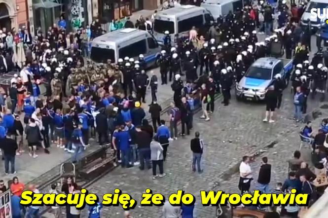 Sceny grozy na rynku we Wrocławiu! Ogromna burda przybyszów z zagranicy. Pion kryminalny w akcji!