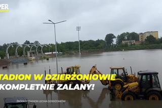 Remontowany stadion w Dzierżoniowie zamienił się w basen!