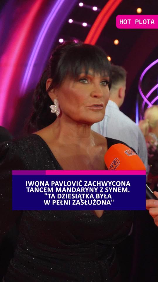 Iwona Pavlović zachwycona tańcem Mandaryny z synem. Ta dziesiątka była w pełni zasłużona