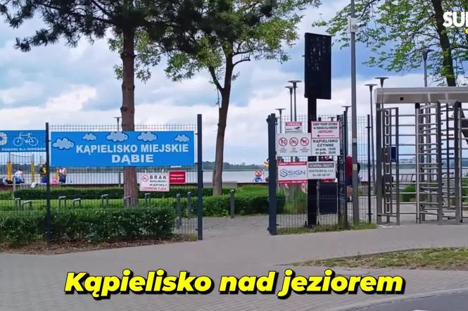 Szczecińskie kąpielisko stało się memem. Z absurdalnych ławek śmieje się już cała Polska