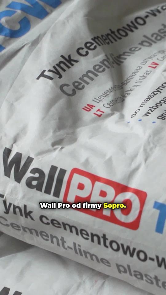 Tynk Wall Pro od firmy Sporo