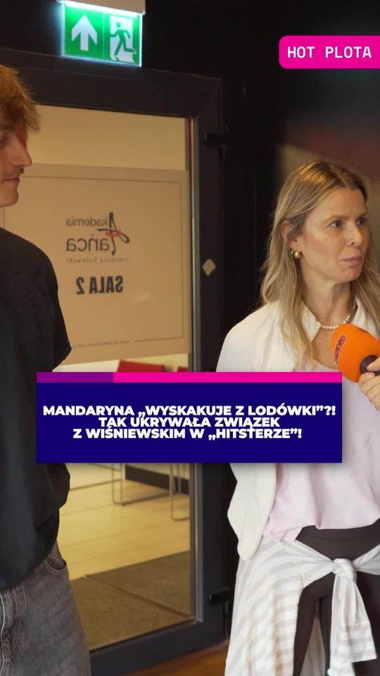 Mandaryna „wyskakuje z lodówki”?! Tak ukrywała związek z Wiśniewskim w „Hitsterze”!