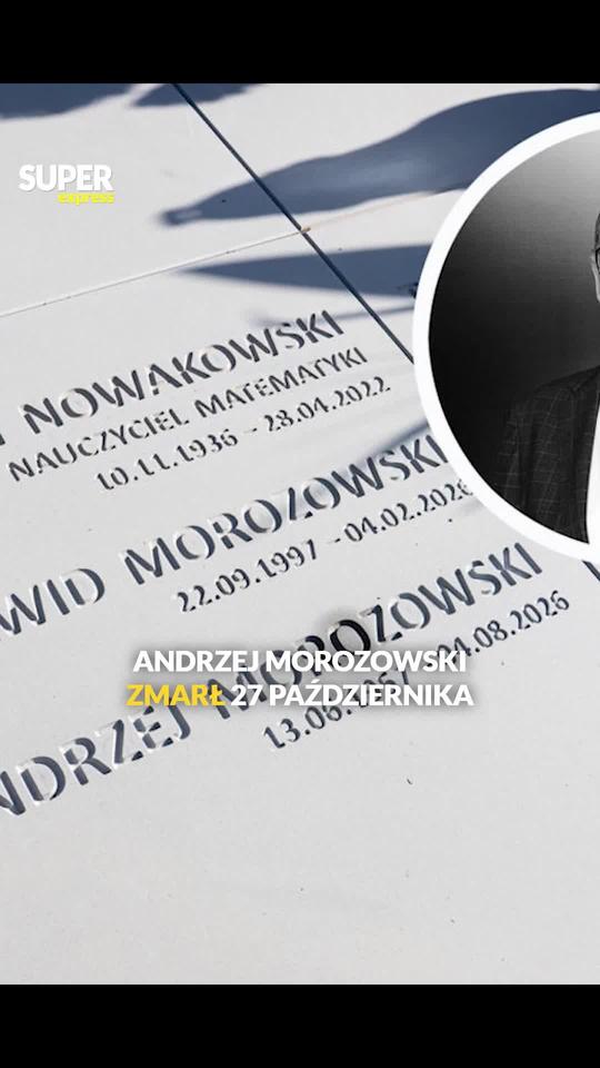 Grób Andrzeja Morozowskiego skrywa ogromny rodzinny dramat. To porusza do głębi