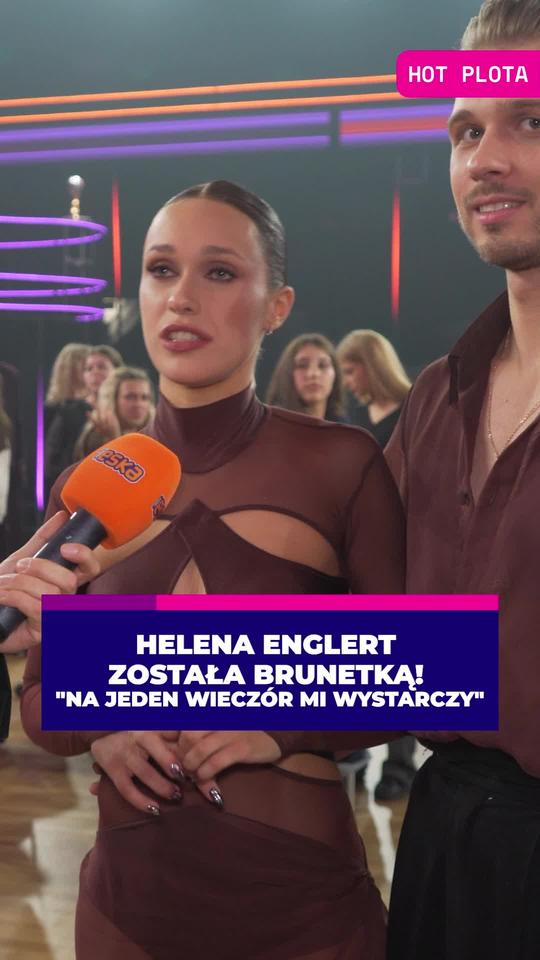 Helena Englert została brunetką! Na jeden wieczór mi wystarczy