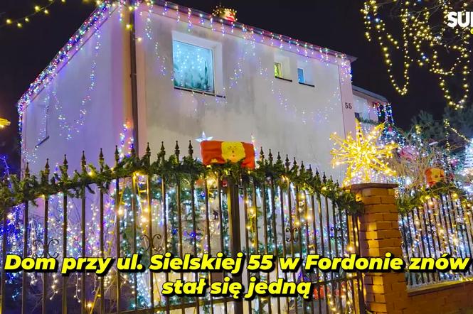 Bydgoski dom Griswoldów znów zachwyca. 300 tysięcy lampek robi niesamowity efekt