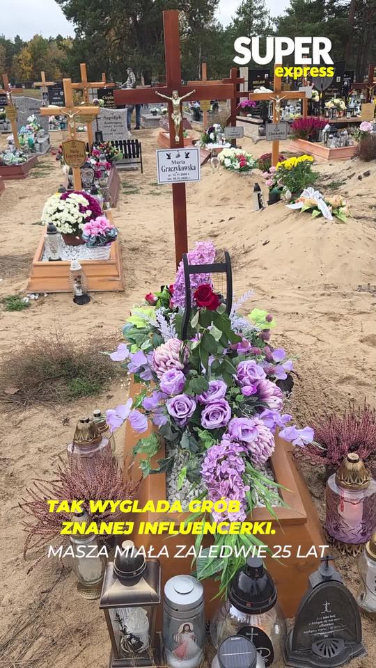 Tak wyglada grób znanej influencerki. Masza miała zaledwie 25 lat